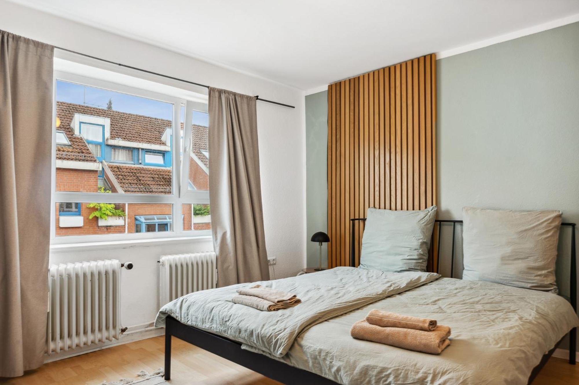 Zentrale Wohnung 3 Zimmer 24H Check In Кіль Екстер'єр фото